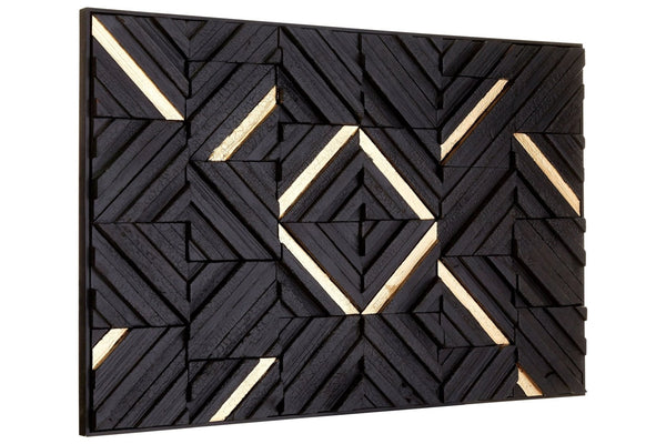 Modello Black Wood Carving Wall Art - XShowhome Limited - Xshowhome