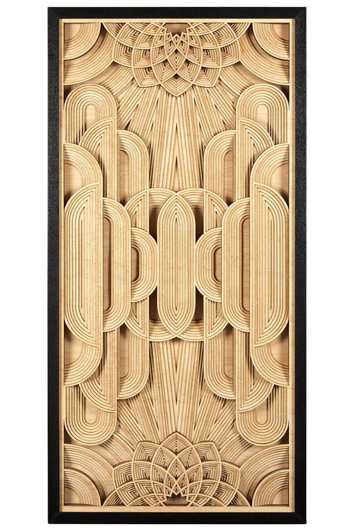 Modello Deco Wood Carving Wall Art - Canwell Interiors Limited - Xshowhome