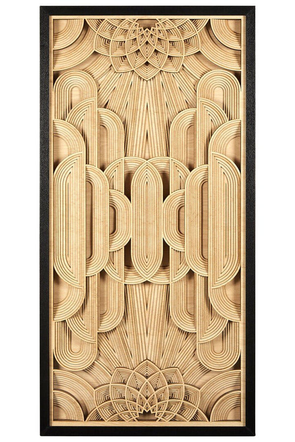 Modello Deco Wood Carving Wall Art - Canwell Interiors Limited - Xshowhome