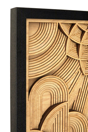 Modello Deco Wood Carving Wall Art - Canwell Interiors Limited - Xshowhome