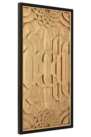 Modello Deco Wood Carving Wall Art - Canwell Interiors Limited - Xshowhome