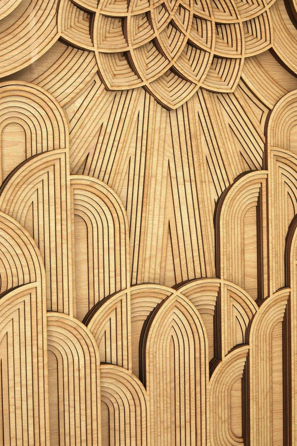 Modello Deco Wood Carving Wall Art - XShowhome Limited - Xshowhome