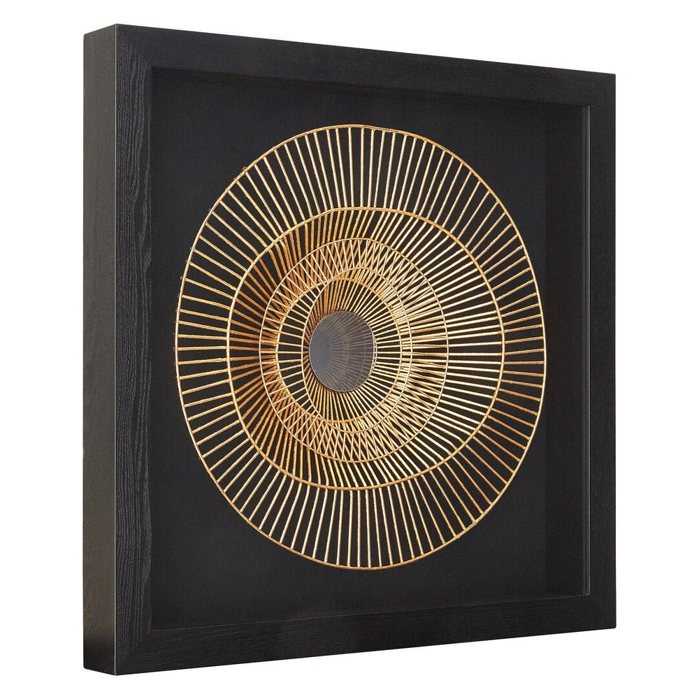 Modello Gold And Black Wall Art - Canwell Interiors Limited - Xshowhome