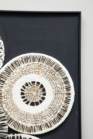 Modello Natural And black Paper Design Wall Art - XShowhome Limited - Xshowhome