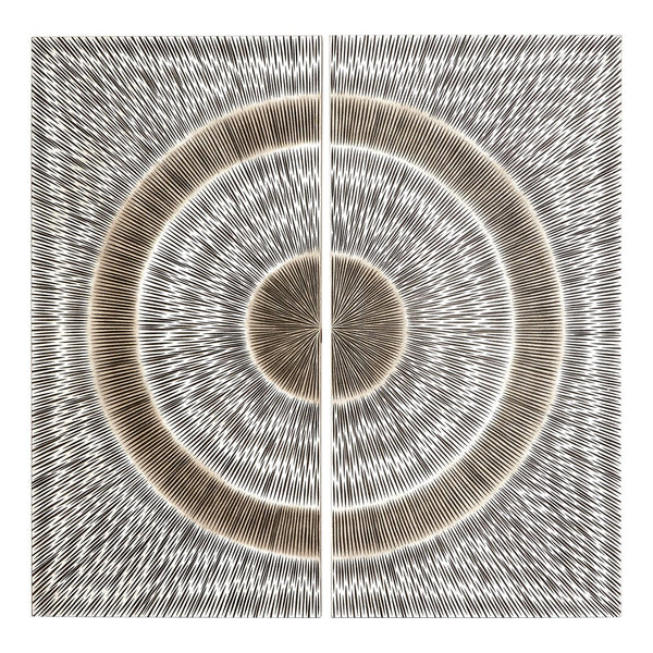 Modello Silver Wood Carving Wall Art - Canwell Interiors Limited - Xshowhome