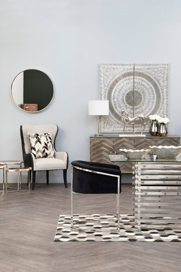 Modello Silver Wood Carving Wall Art - Canwell Interiors Limited - Xshowhome