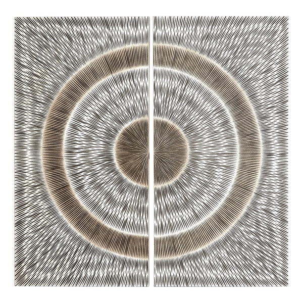 Modello Silver Wood Carving Wall Art - XShowhome Limited - Xshowhome