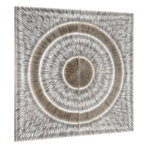 Modello Silver Wood Carving Wall Art - XShowhome Limited - Xshowhome