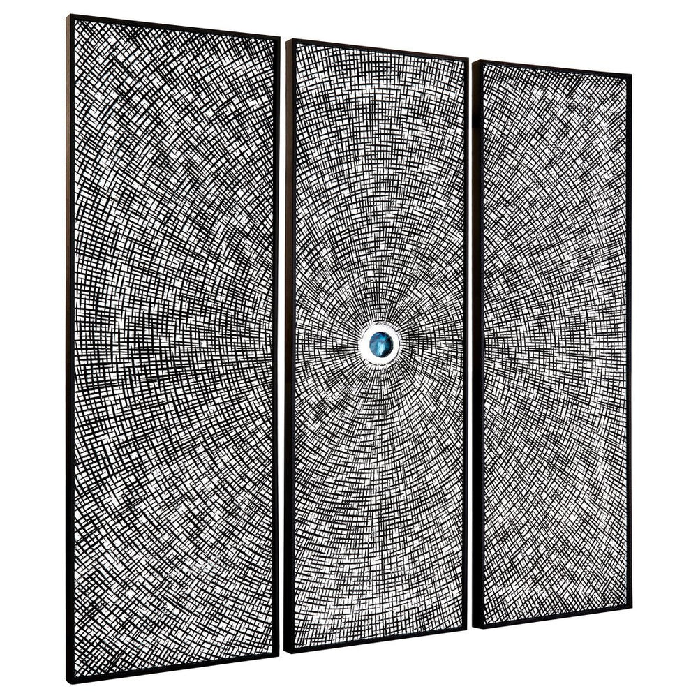 Modello Wood Carving And Circle Wall Art - Canwell Interiors Limited - Xshowhome