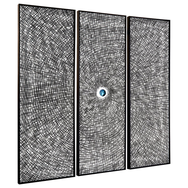 Modello Wood Carving And Circle Wall Art - Canwell Interiors Limited - Xshowhome