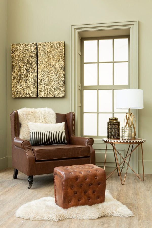 Modello Wood Carving Gold Finish Wall Art - Canwell Interiors Limited - Xshowhome