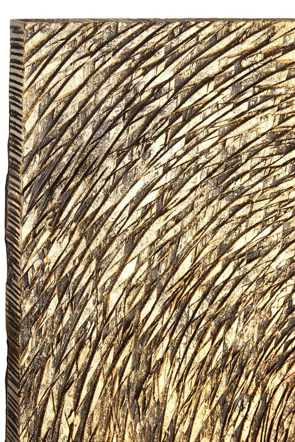 Modello Wood Carving Gold Finish Wall Art - Canwell Interiors Limited - Xshowhome