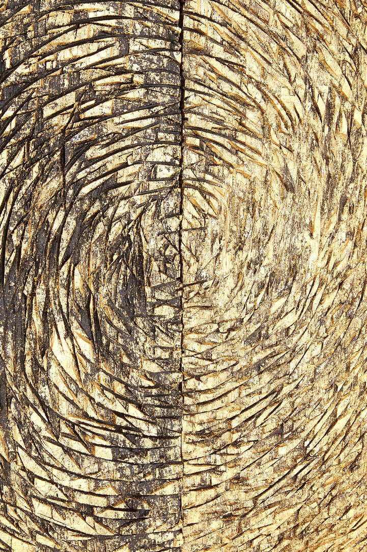 Modello Wood Carving Gold Finish Wall Art - Canwell Interiors Limited - Xshowhome
