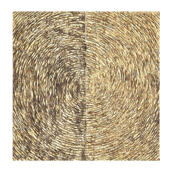 Modello Wood Carving Gold Finish Wall Art - Canwell Interiors Limited - Xshowhome