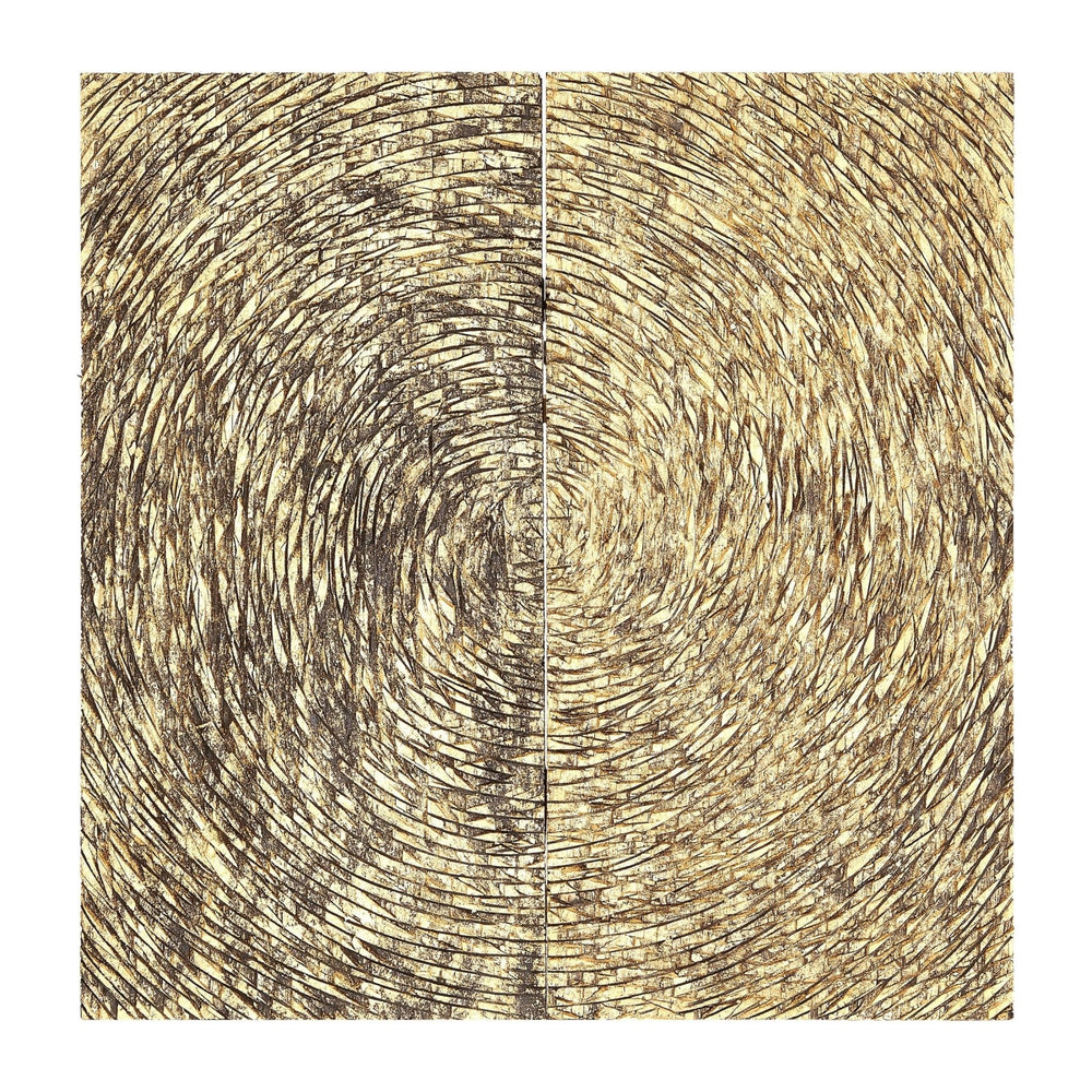 Modello Wood Carving Gold Finish Wall Art - XShowhome Limited - Xshowhome