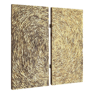 Modello Wood Carving Gold Finish Wall Art - XShowhome Limited - Xshowhome