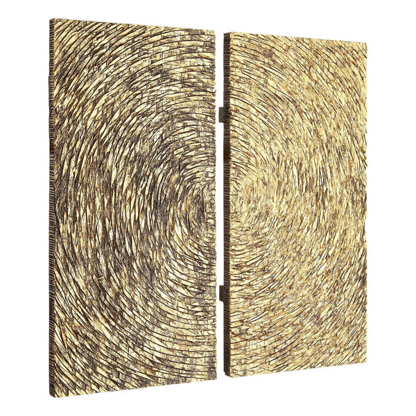 Modello Wood Carving Gold Finish Wall Art - XShowhome Limited - Xshowhome