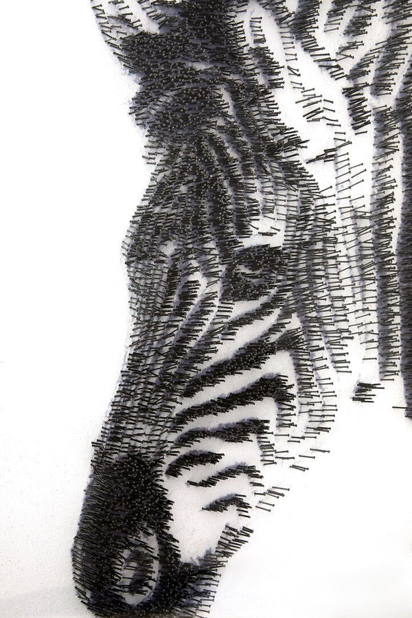 Modello Zebra Sculpture Wall Art - Canwell Interiors Limited - Xshowhome