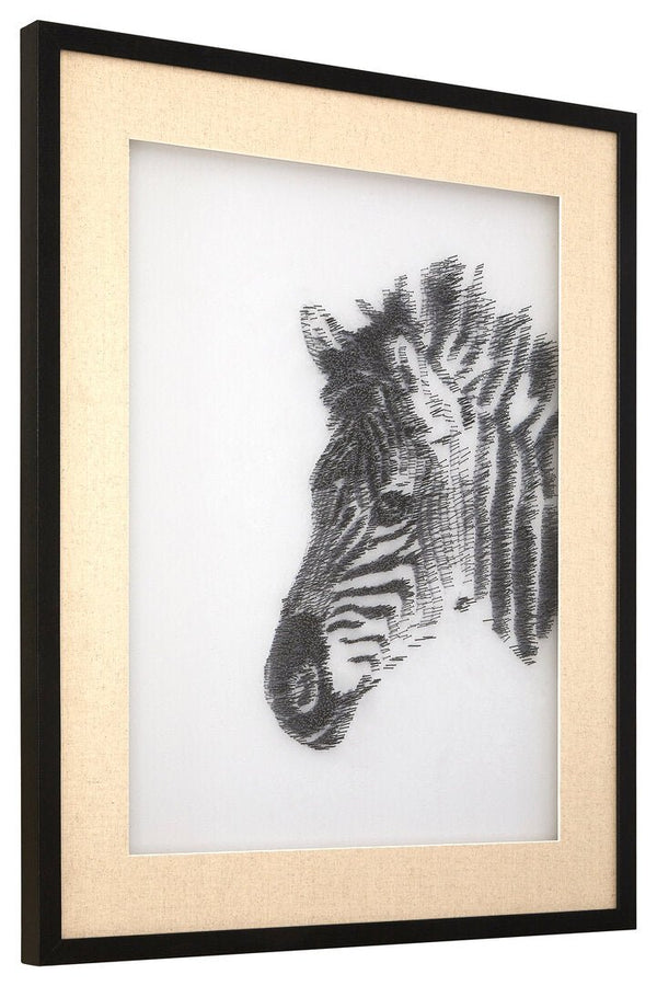 Modello Zebra Sculpture Wall Art - Canwell Interiors Limited - Xshowhome