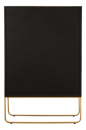 Modica Oak Wood and Brushed Gold Cabinet - XShowhome Limited - Xshowhome