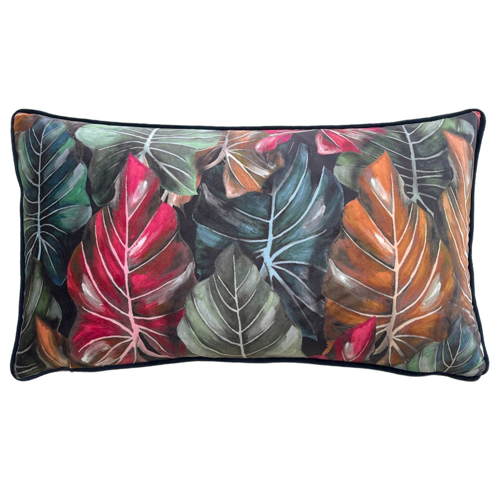 Mogori Leafage 30x50 Feather Filled Cushion Autumn - Canwell Interiors Limited - Riva