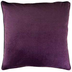 Mogori Wild Medinilla 50x50 Feather Filled Cushion Aubergine - Canwell Interiors Limited - Riva