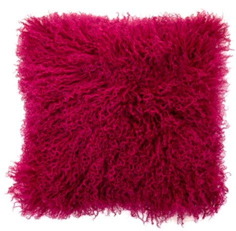 Mongolian Lamb Real Suede Fuschia - XShowhome Limited - Malini
