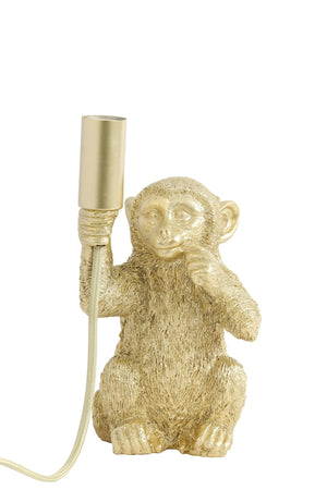 MONKEY Table Lamp — E14 Matt Gold - Canwell Interiors Limited - Light & Living