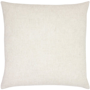 Mono Face 50x50 Feather Filled Cushion Linen - Canwell Interiors Limited - Riva