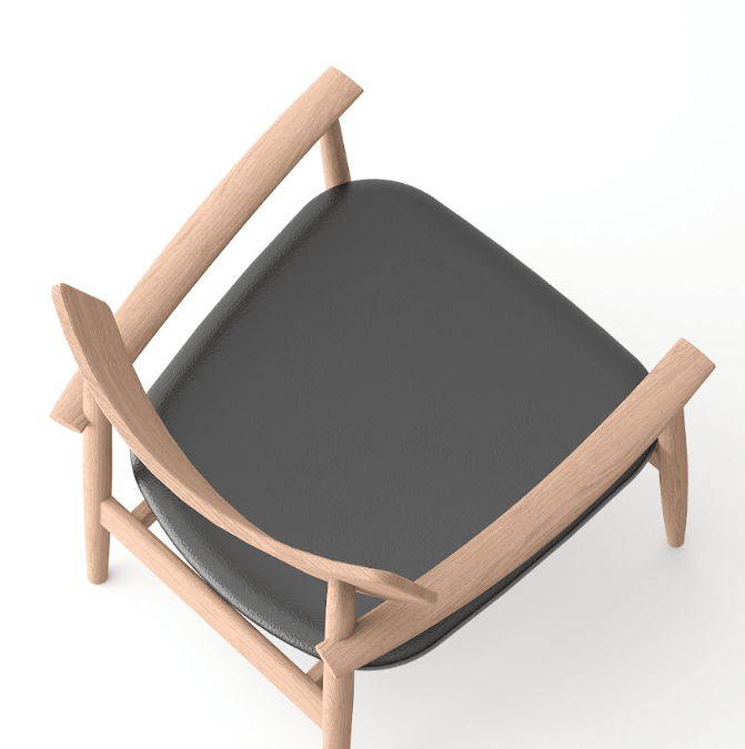 Mono Solid Oak & Black Lounge Chair - XShowhome Limited - Tommy Franks