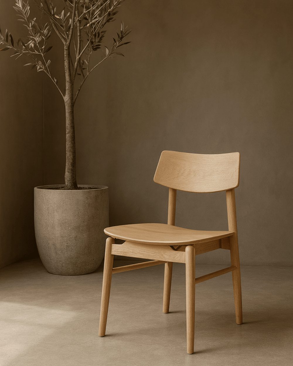 Mono Solid Oak Dining Chair - XShowhome Limited - Tommy Franks