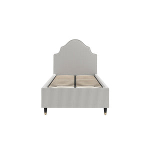 Monterey Grey Thin Stripe Single Bed - Canwell Interiors Limited - Canwell