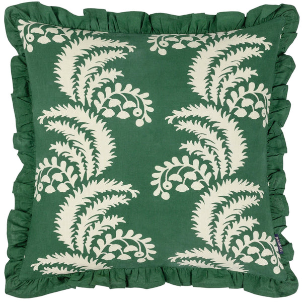Montrose 50x50 Feather Filled Cushion Bottle Green - Canwell Interiors Limited - Riva