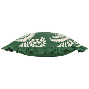 Montrose 50x50 Feather Filled Cushion Bottle Green - Canwell Interiors Limited - Riva