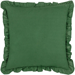 Montrose 50x50 Feather Filled Cushion Bottle Green - Canwell Interiors Limited - Riva