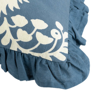 Montrose 50x50 Feather Filled Cushion French Blue - Canwell Interiors Limited - Riva