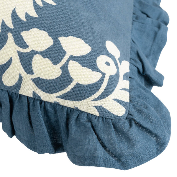Montrose 50x50 Feather Filled Cushion French Blue - Canwell Interiors Limited - Riva