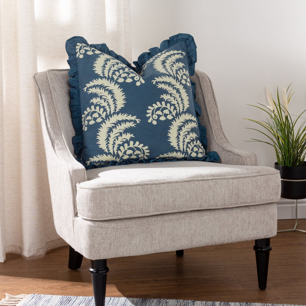 Montrose 50x50 Feather Filled Cushion French Blue - Canwell Interiors Limited - Riva