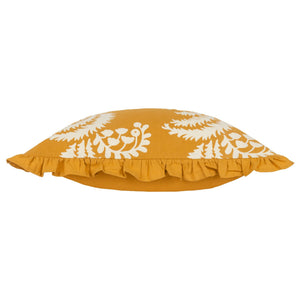 Montrose 50x50 Feather Filled Cushion Ochre - Canwell Interiors Limited - Riva