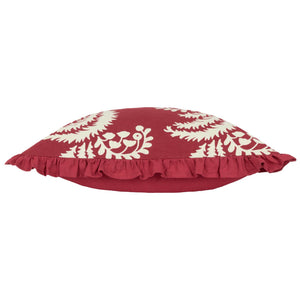 Montrose 50x50 Feather Filled Cushion Redcurrent - Canwell Interiors Limited - Riva
