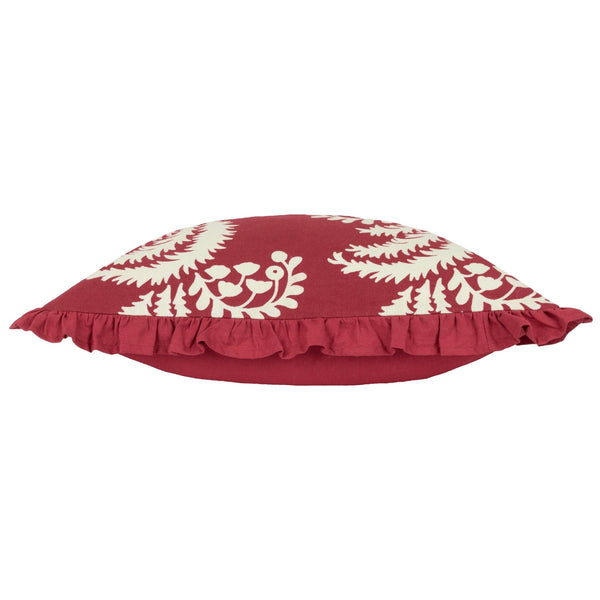 Montrose 50x50 Feather Filled Cushion Redcurrent - Canwell Interiors Limited - Riva