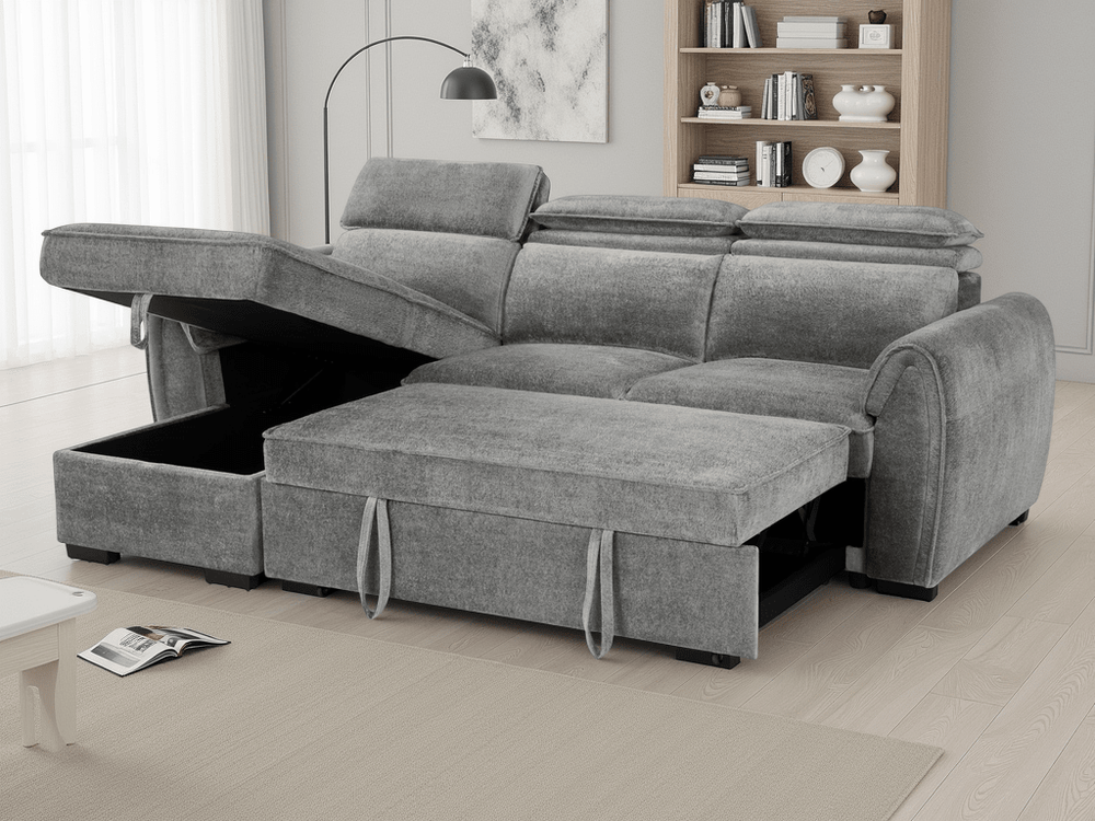 Montrose Sofabed Dark Grey Universal Corner - XShowhome Limited - Xshowhome