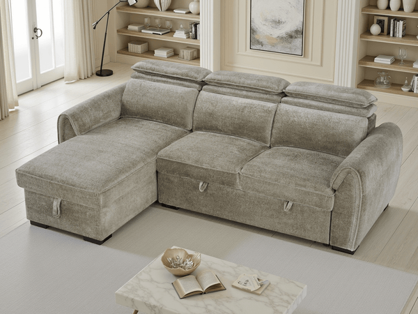 Montrose Sofabed Mushroom Universal Corner - XShowhome Limited - Xshowhome