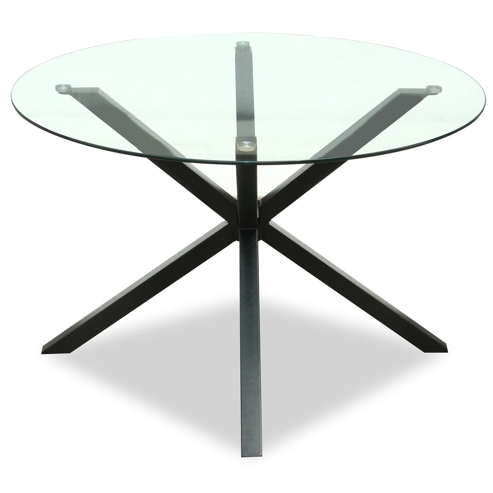 Monza Round Glass Dining Table
