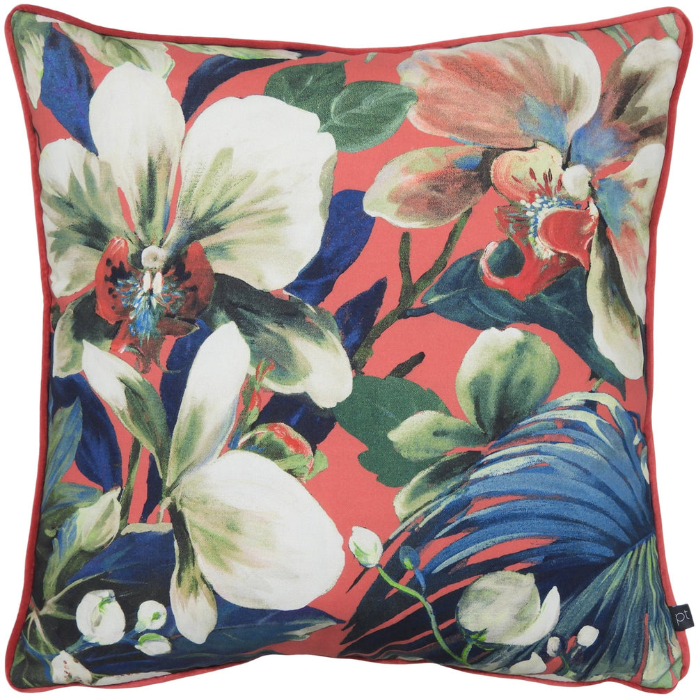 Moorea 55x55 Feather Filled Cushion Coral - Canwell Interiors Limited - Riva