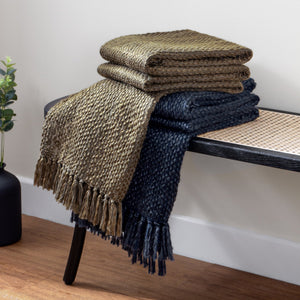 Morni Throw 130x180 Willow - Canwell Interiors Limited - Riva
