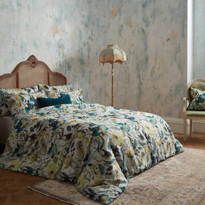 Morton Double Duvet Set Teal - Canwell Interiors Limited - Riva