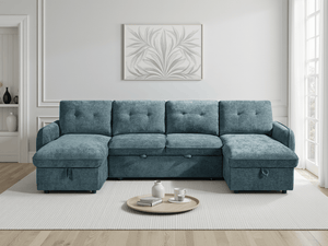 Moscow Sofabed Blue U Shape Corner - XShowhome Limited - Xshowhome