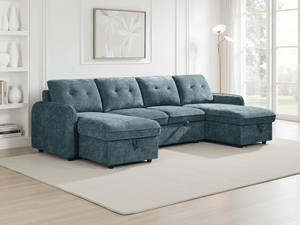 Moscow Sofabed Blue U Shape Corner - XShowhome Limited - Xshowhome