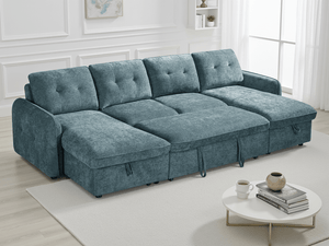 Moscow Sofabed Blue U Shape Corner - XShowhome Limited - Xshowhome